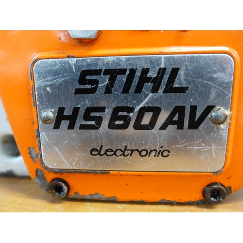 2271 - A Stihl HS60 AV electronic petrol driven hedge cutter