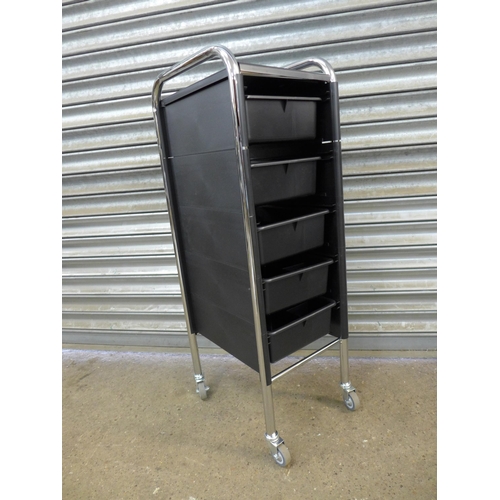 2285 - An Efalock Piccolo salon aid trolley on casters