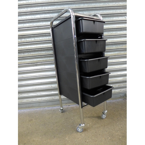 2285 - An Efalock Piccolo salon aid trolley on casters