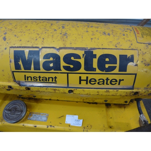 2287 - A Master Instant Heater space heater