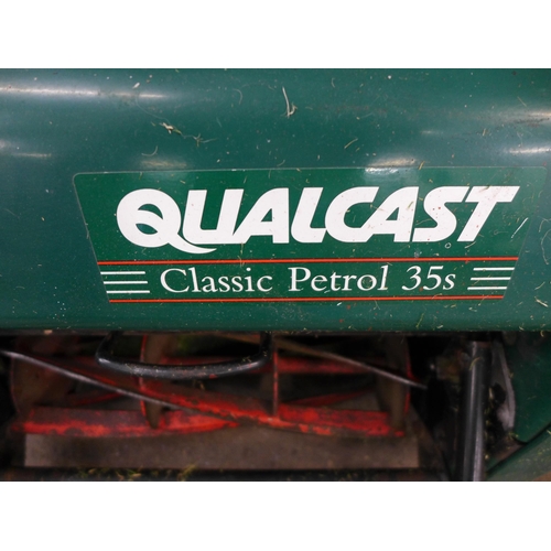 2290 - A Qualcast Classic petrol 35S cylinder lawn mower