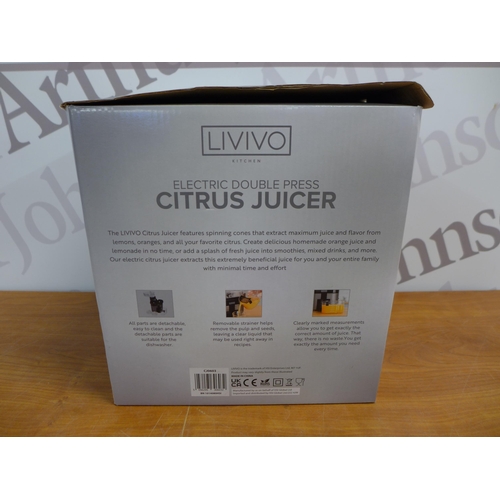 2315 - A Livivo electric double press citrus juicer