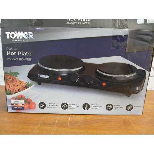 2318 - A Tower 2500w double hot plate