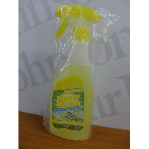 2330 - An assortment of cleaning products including Disinfectant detergent, Domestos bleach and Elbow Greas... 