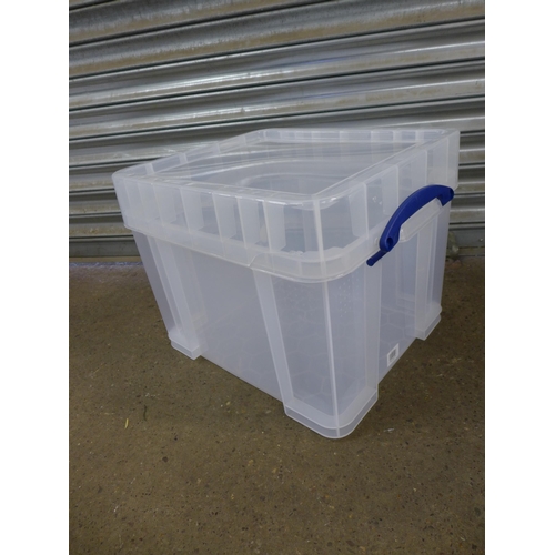 2339 - Three 35ltr storage containers with lids