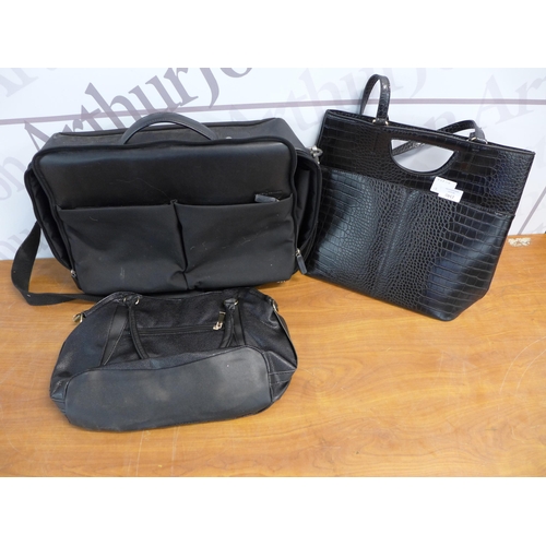 2340 - Two unused Accesorize handbags and a Jasper Conran laptop bag