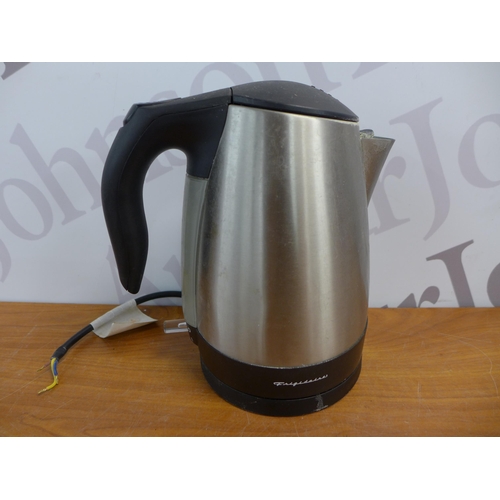 2342 - A Hostess double milk frother, a kettle and a wall mountable bottle opener