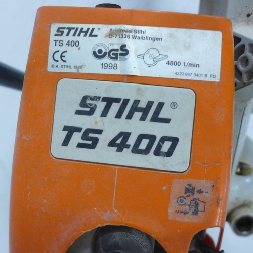 2136C - A Stihl TS400 petrol driven cut off saw