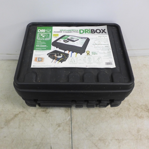 2421 - Three weatherproof dry boxes and two double outdoor weatherproof sockets