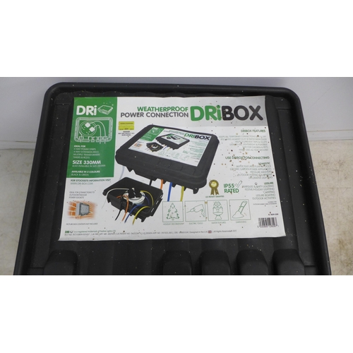 2421 - Three weatherproof dry boxes and two double outdoor weatherproof sockets