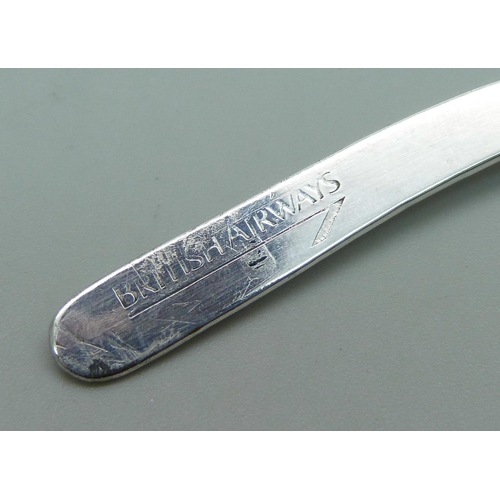 1016 - A silver Concorde book mark, Birmingham 1993