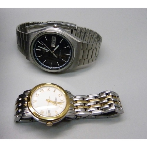 1031 - Lady's and gentleman's wristwatches, Seiko, Rotary, Radley, Tissot, etc.