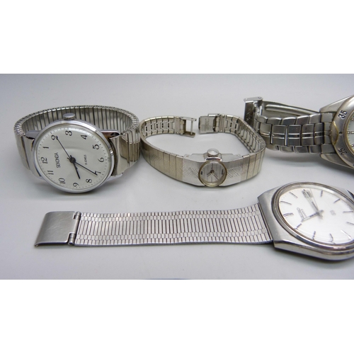 1032 - A collection of wristwatches including Seiko and Sekonda