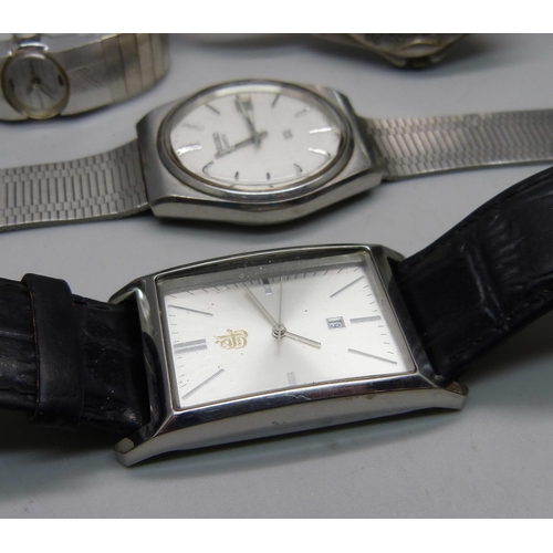 1032 - A collection of wristwatches including Seiko and Sekonda