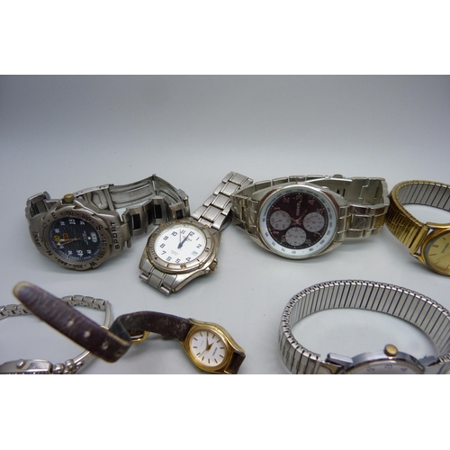 1040 - Wristwatches including Corvette, Accurist, Terner, Sekonda