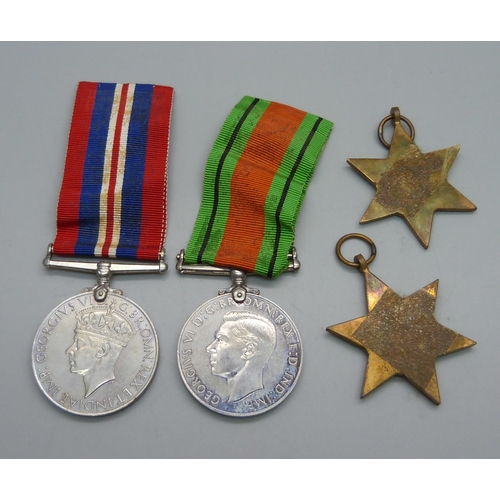 1084 - A set of four WWII medals