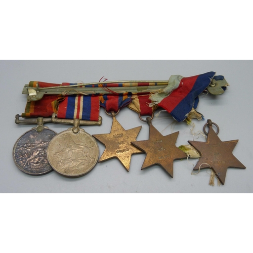 1092 - A set of six WWII medals to 68700 J. W. Kilian