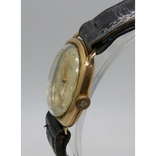 1103 - A 9ct gold cased Cortébert wristwatch