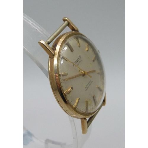 1119 - A 9ct gold cased Accurist automatic wristwatch