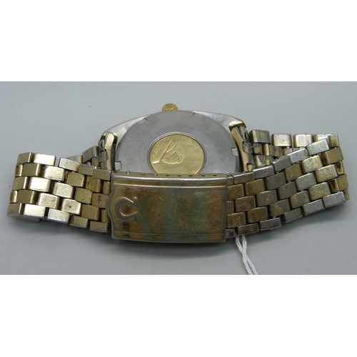 1130 - An Omega Constellation automatic chronometer  wristwatch with date, on original strap