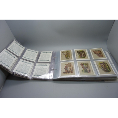 837 - CIGARETTE CARDS, six complete large Wills sets, including Old Inns 1st, Authors, Roses, etc., 225