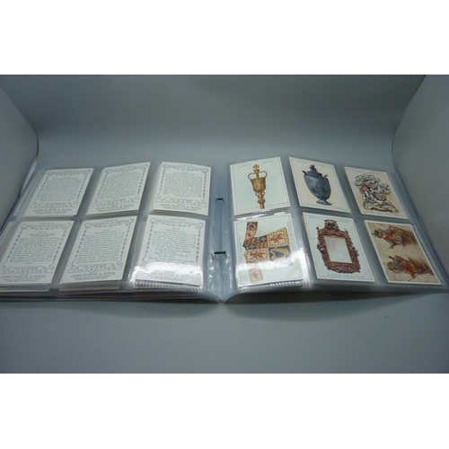 841 - CIGARETTE CARDS, six large Players complete sets, including Cats, Golf Courses, Horses, etc., 149