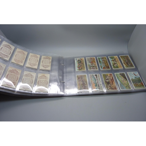 842 - CIGARETTE CARDS, ten complete sets, including Carreras British Fliers, Lloyd Old Inns, early Players... 