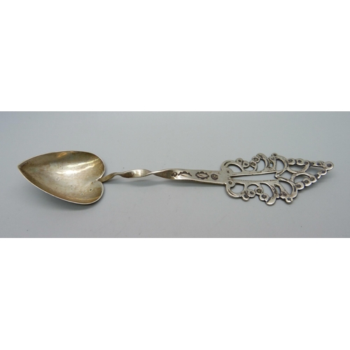 875A - A continental silver spoon, 18g