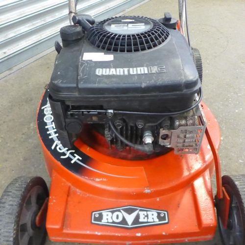 2189 - A Rover Turbo Thrust self propelled petrol driven lawnmower with a Briggs and Stratton 55 1/C petrol... 