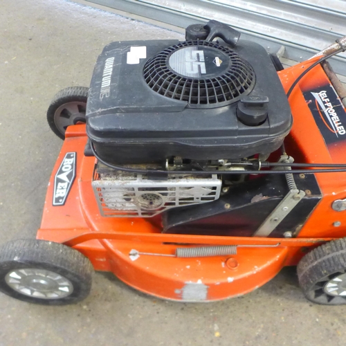 2189 - A Rover Turbo Thrust self propelled petrol driven lawnmower with a Briggs and Stratton 55 1/C petrol... 