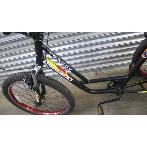 2192 - A Mission cycles Trike MX with Shimano gear set, custom wheels and an extra rear facing back seat wi... 