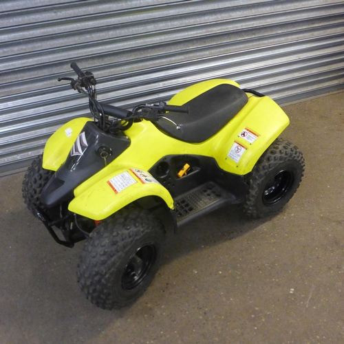 2203 - A Suzuki petrol driven quad bike with keys - seen running