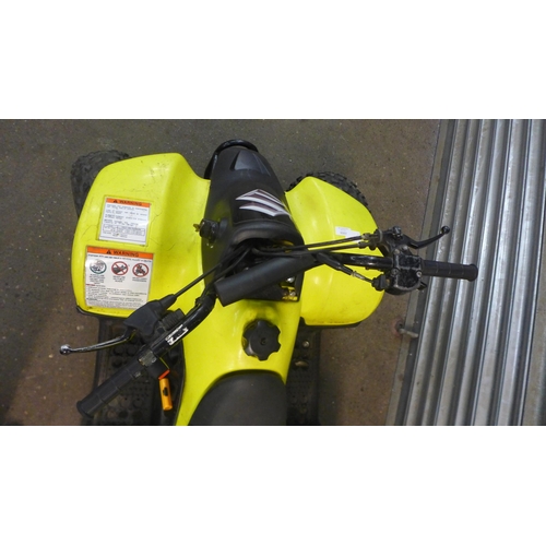 2203 - A Suzuki petrol driven quad bike with keys - seen running