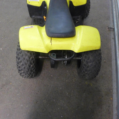 2203 - A Suzuki petrol driven quad bike with keys - seen running