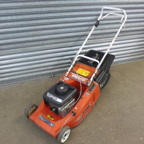 2204 - A Mountfield Emperor petrol driven lawnmower with a Briggs and Stratton Magnetron 4HP petrol engine ... 