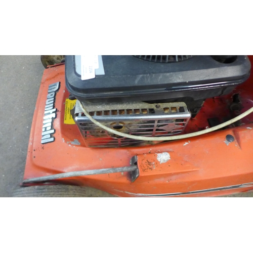 2204 - A Mountfield Emperor petrol driven lawnmower with a Briggs and Stratton Magnetron 4HP petrol engine ... 