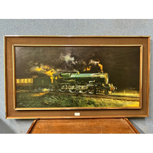 317 - A Terence Cuneo locomotive print, framed