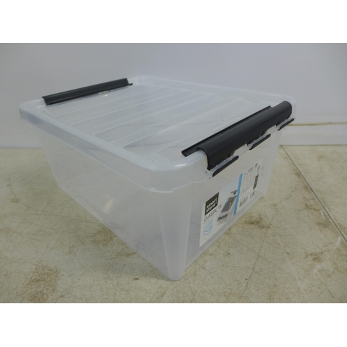 2371 - Six 14ltr storage containers with lids