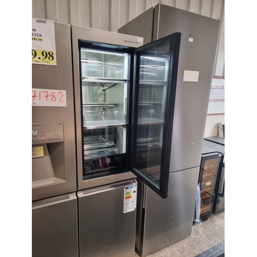 3050 - LG Signature LSR100 Door in Door Stainless Steel Fridge Freezer with Instaview, Original RRP £5416.6... 