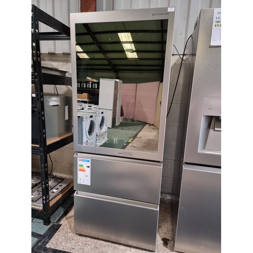 3051 - LG Signature LSR200W Stainless Steel Wine Cooler with Instaview, Original RRP £4500+VAT, (330-278) *... 