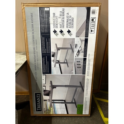 1438 - Adjustable Tech Desk power - White, (no legs) Original RRP £249.99 + vat (4206-21/901) *This lot is ... 