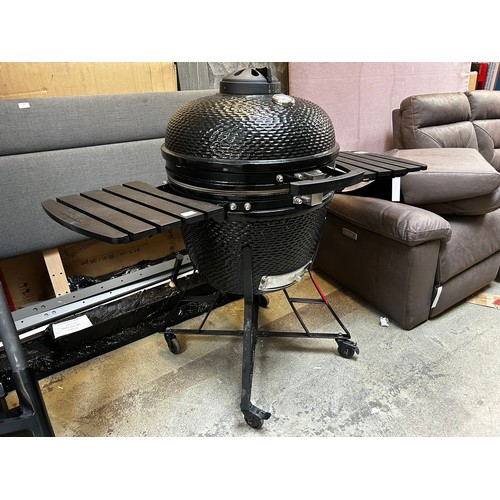 1450 - 24  Kamado Grill Black Inc Cover, Original RRP £566.66 + vat (4207-1) *This lot is subject to vat