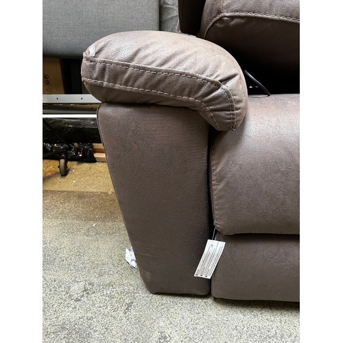 1452 - Justin Brown 3 Seater Power Recliner , Original RRP £833.33 + vat (4207-13) *This lot is subject to ... 