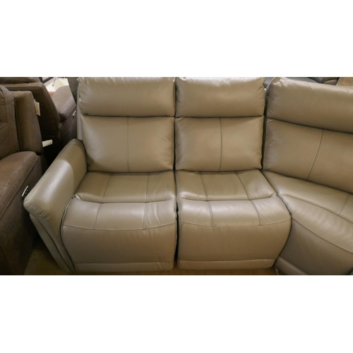 1332 - Hadley Leather Corner Sectional, Original RRP £1666.66 + vat (4207-12) *This lot is subject to vat