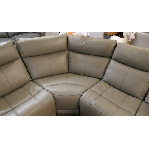 1332 - Hadley Leather Corner Sectional, Original RRP £1666.66 + vat (4207-12) *This lot is subject to vat