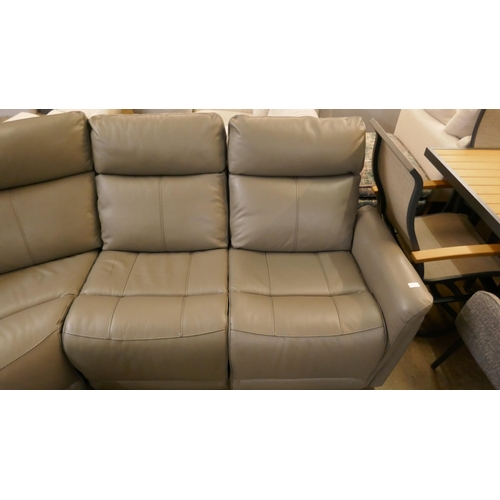 1332 - Hadley Leather Corner Sectional, Original RRP £1666.66 + vat (4207-12) *This lot is subject to vat