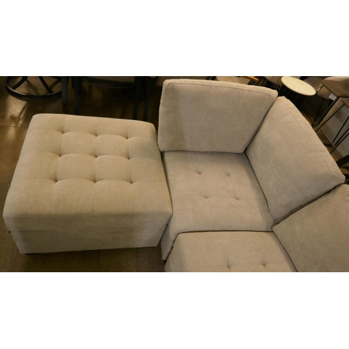 1335 - Tisdale 6 piece Sofa Beige Zipback, Original RRP £1249.99 + vat (4207-32) *This lot is subject to va... 