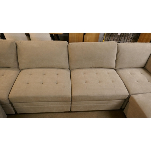 1335 - Tisdale 6 piece Sofa Beige Zipback, Original RRP £1249.99 + vat (4207-32) *This lot is subject to va... 