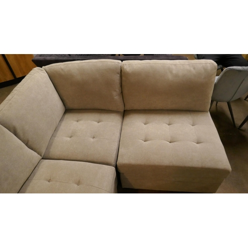 1335 - Tisdale 6 piece Sofa Beige Zipback, Original RRP £1249.99 + vat (4207-32) *This lot is subject to va... 