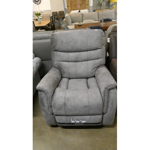 1377 - Felix Reclining Chair Fabric Swivel Recliner, Original RRP £333.33 + vat (4207-11) *This lot is subj... 